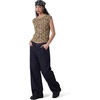 image:imageAelfric Eden Womens Y2K Leopard Print Knit Sweater Vest Sleeveless Round Neck Pullover SweaterBrown