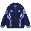 image:imageAelfric Eden Cardigan Sweater for Women Men Racing Patchwork Zip Up Cardigans Graphic Casual Y2k 2025 OutfitsBlue