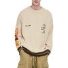 image:imageAelfric Eden Neon Color Block Knit Sweater Casual Oversized PulloverBeige