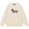 image:imageAelfric Eden Womens Cartoon Dog Sweater Oversized Crewneck Knit Pullover  Cute Dachshund Embroidery Preppy Soft Knit Pullover Baggy Y2K Sweater Casual Streetwear Fall Outfits for Women 2026Apricot