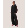 image:imageAelfric Eden Boxy Embroidery Sweat Set for Women Men Oversized 2 Piece Lounge Matching Set Zip Up Hoodie Casual StreetwearBlack