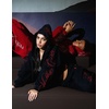 image:imageAelfric Eden Boxy Embroidery Sweat Set for Women Men Oversized 2 Piece Lounge Matching Set Zip Up Hoodie Casual StreetwearBlack