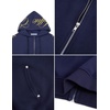 image:imageAelfric Eden Boxy Embroidery Sweat Set for Women Men Oversized 2 Piece Lounge Matching Set Zip Up Hoodie Casual StreetwearBlue
