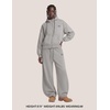 image:imageAelfric Eden Cloud Boxy 2 Piece Fall Lounge Sets for Women Men Zip Up Hoodie Oversized Casual SweatsuitsGrey