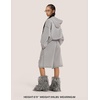 image:imageAelfric Eden Cloud Boxy Sweat Set 2 Piece Outfits Sweatsuit Shorts Sets 2026 Zipper Hoodie Oversized Lounge Matching SetGrey