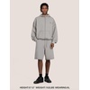 image:imageAelfric Eden Cloud Boxy Sweat Set 2 Piece Outfits Sweatsuit Shorts Sets 2026 Zipper Hoodie Oversized Lounge Matching SetGrey
