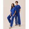 image:imageAelfric Eden Cloud Classic Sweat Set 2 Piece Outfits Summer Short Sleeve Top and Sweatpants Set Lounge Matching SetsBlue