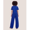 image:imageAelfric Eden Cloud Classic Sweat Set 2 Piece Outfits Summer Short Sleeve Top and Sweatpants Set Lounge Matching SetsBlue