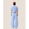 image:imageAelfric Eden Cloud Cropped Sweat Sets Summer 2 Piece Outfits Crop Top High Waisted Baggy Barrel Sweatpants SweatsuitBlue