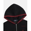 image:imageAelfric Eden Cropped Contrast Stripe Zip Up Hoodie Casual Y2K JacketBlack