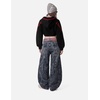 image:imageAelfric Eden Cropped Contrast Stripe Zip Up Hoodie Casual Y2K JacketBlack