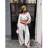 image:imageAelfric Eden Cropped Contrast Stripe Zip Up Hoodie Casual Y2K JacketGrey