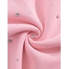 image:imageAelfric Eden Rhinestone Hoodies Men Women Diamond Hooded Sweatshirt Fashion Luxury Casual Streetwear Unisex Hoodie PulloverLight Pink