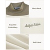 image:imageAelfric Eden Womens Boxy Off The Shoulder Mock Neck SweatshirtBeige
