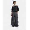 image:imageAelfric Eden Womens Boxy Off The Shoulder Mock Neck SweatshirtDark Grey