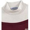image:imageAelfric Eden Womens Boxy Off The Shoulder Mock Neck SweatshirtDark Red