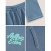 image:imageAelfric Eden Womens Sweatsuits 2 Piece Set Oversized Fleece Hoodie and Sweatpants Track Suits Sweat Matching Lounge PantsBlue Grey