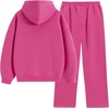 image:imageAelfric Eden Womens Sweatsuits 2 Piece Set Oversized Fleece Hoodie and Sweatpants Track Suits Sweat Matching Lounge PantsPink