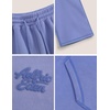 image:imageAelfric Eden Womens Sweatsuits 2 Piece Set Oversized Fleece Hoodie and Sweatpants Track Suits Sweat Matching Lounge PantsPurple