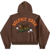 image:imageAelfric Eden Boxy Dachshund Graphic Hoodie Fleece Lined Pullover Unisex Casual Streetwear SweatshirtBrown