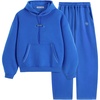 image:imageAelfric Eden Sweat Sets Unisex Cloud Classic Boxy 2 Piece Outfit Matching Baggy Sweatpants Set Track SuitsBlue
