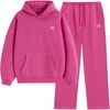 image:imageAelfric Eden Womens Sweatsuits 2 Piece Set Oversized Fleece Hoodie and Sweatpants Track Suits Sweat Matching Lounge PantsPink
