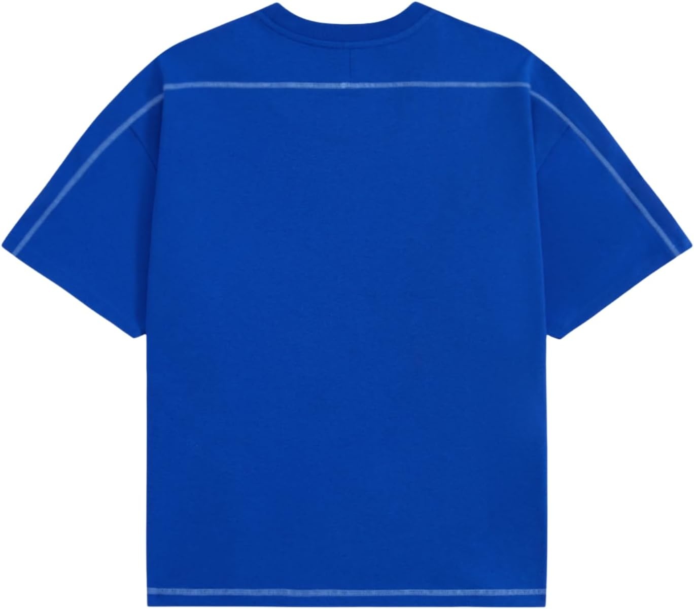image:imageAelfric Eden Women Cloud Oversized Tshirt for Women Crewneck Short Sleeve Casual Summer Solid Color Basic TeesBlue