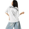 image:imageAelfric Eden Mens 22 Mesh Football Jersey Tshirts Oversized Y2K Graphic Tee01 White