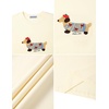 image:imageAelfric Eden Mens Oversized Graphic Tees Dog Embroidery Casual Women Tshirts Short Sleeve Top Cotton Cute Tee ShirtApricot