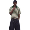 image:imageAelfric Eden Stripe Polo Shirts Cotton Oversized Button Collar Graphic T Shirt Short Sleeve Summer TopsGreen