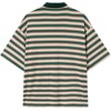 image:imageAelfric Eden Stripe Polo Shirts Cotton Oversized Button Collar Graphic T Shirt Short Sleeve Summer TopsGreen