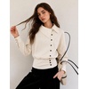 image:imageAelfric Eden Womens Cotton Linen Shirt Button Asymmetrical NeckApricot