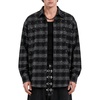 image:imageAelfric Eden Mens Long Sleeve Plaid Rhinestone Shirts Loose Fit Button Down Top ShirtsBlack