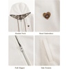 image:imageAelfric Eden Boxy Zip Up Hoodie Y2k Unisex Causal Reversible JacketCream