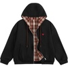 image:imageAelfric Eden Boxy Zip Up Hoodie Y2k Unisex Causal Reversible JacketBlack