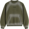 image:imageAelfric Eden Mock Neck Sweatshirt Oversized Acid Wash Gradient PulloverGreen Boxy