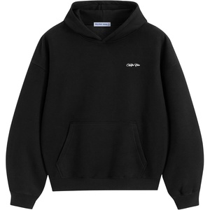 image:imageAelfric Eden Boxy Fleece Hoodies Unisex Oversized Essential PulloverBlack