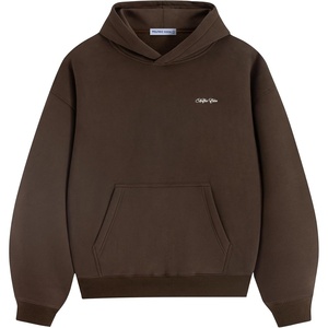 image:imageAelfric Eden Boxy Fleece Hoodies Unisex Oversized Essential PulloverBrown