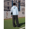 image:imageAelfric Eden Oversized Patchwork Hoodie Y2K with Striped TieBlue