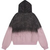 image:imageAelfric Eden Rhinestone Zip Up Hoodies Boxy Acid Wash Hooded SweatshirtPink