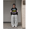 image:imageAelfric Eden Y2K Oversized Girls Zip Up Hoodie with Colorful HairpinBlack