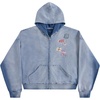 image:imageAelfric Eden Vintage Acid Wash Zip Up Hoodie Boxy Streetwear JacketBlue