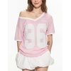 image:imageAelfric Eden Shirt Unisex Y2K 96 Mesh Football Jersey Short Sleeve Tops01 Pink