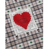 image:imageAelfric Eden Unisex Plaid Short Sleeve Button Down Shirt CutOut Heart TopsGreen