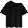 image:imageAelfric Eden Womens Graphic OffShoulder Tops Short Sleeve TShirtBlack