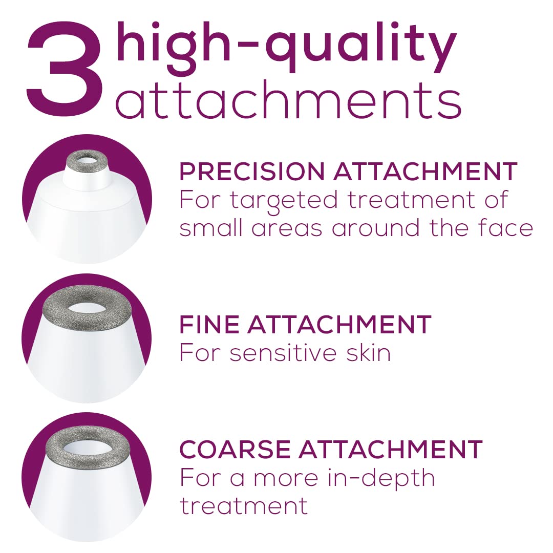 Beurer Blackhead Remover Pore Vacuum with 3 Suction Head Attachments amp 5 Suction Levels for All Skin Types  Blackhead Vacuum for Deep Cleansing FC41Microdermabrasion