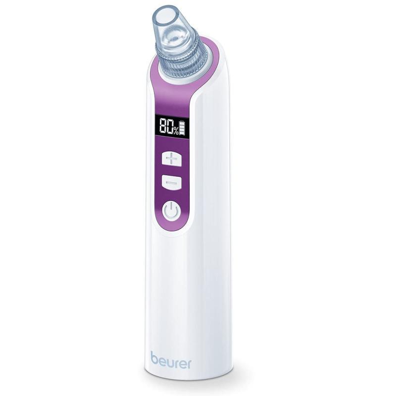 Beurer Blackhead Remover Pore Vacuum with 3 Suction Head Attachments amp 5 Suction Levels for All Skin Types  Blackhead Vacuum for Deep Cleansing FC41Black Head Remover