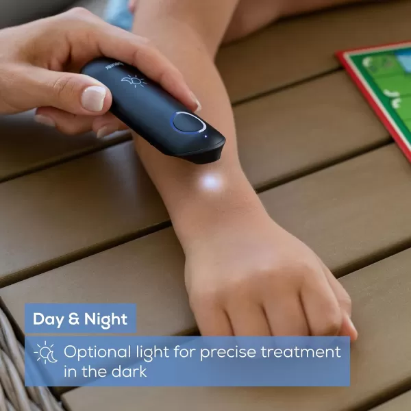 Beurer BR90 Insect Sting and Bite Relief with Light ChemicalFree Bug Bite Healer for Day and Night Electronic Heat Device for After Mosquito Bites to Ease Itching and SwellingBR90  Insect Bite Healer with Light