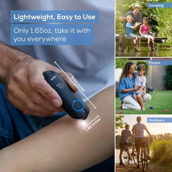 Beurer BR90 Insect Sting and Bite Relief with Light ChemicalFree Bug Bite Healer for Day and Night Electronic Heat Device for After Mosquito Bites to Ease Itching and SwellingBR90  Insect Bite Healer with Light