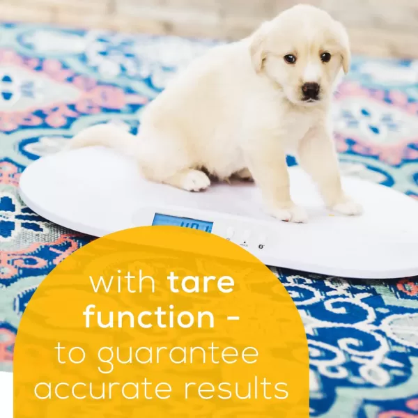 Beurer BY90 Baby Scale Pet Scale Digital with Measuring Tape tracking weight with App  For Infant Newborn Toddler Puppy Cat  Animals  LCD Display weighs LbsKgOz Highly accurateBaby Scale with Bluetooth